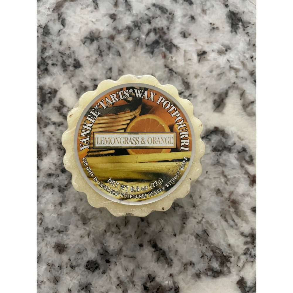 Yankee Candle Tarts Wax Potpourri Lemongrass & Orange 0.8oz Wax Melt 1026635